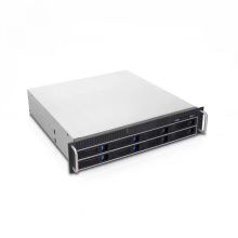 Fabricante Montaje industrial personalizado Montaje enorme Almacenamiento de datos Servidor de nube 8 Hotswap Bays 2U Rack PC Box